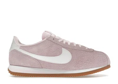 Pre-owned Nike Cortez Vintage (women's) Sneakers In Pink Foam/gum Medium Brown/white