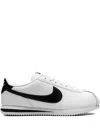 Nike Cortez Leather Sneakers In White And Black