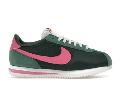 Pre-owned Nike Cortez (women's) Sneakers In Fir/sail/pinksicle