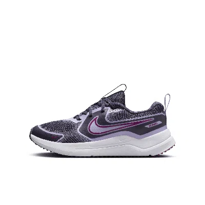 Nike Babies' Cosmic Runner Big Kids' Road Running Shoes In Purple