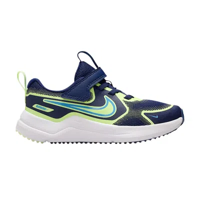 Pre-owned Nike Cosmic Runner Ps 'blue Void Barely Volt' | Kid's Size 11