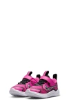 Nike Kids'  Cosmic Runner Running Shoe In Laser Fuchsia/white/black