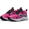 Nike Cosmic Runner Running Shoe In Laser Fuchsia/white/black
