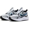 Nike Cosmic Runner Running Shoe In Platinum/black/white
