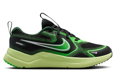 Pre-owned Nike Cosmic Runner Sneakers In Black/light Liquid Lime/fir