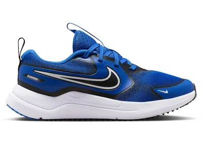 Pre-owned Nike Cosmic Runner Sneakers In Game Royal/black/white In Multi
