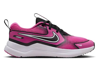Pre-owned Nike Cosmic Runner Sneakers In Laser Fuchsia/black/white