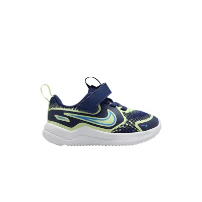Pre-owned Nike Cosmic Runner Td 'blue Void Barely Volt' | Infant Size 9