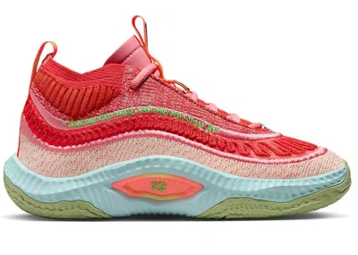 Pre-owned Nike Cosmic Unity 3 A'ja Wilson (women's) Sneakers In Hot Punch/track Red/coral Chalk