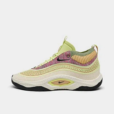 Nike Cosmic Unity 3 Basketball Shoes In Barely Volt/anthracite/coconut Milk