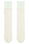 Nike Cotton Blend Crew Socks In Sail/sail/glacier Blue