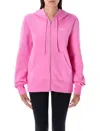 Nike Cotton Blend Full-zip Hoodie In Pink
