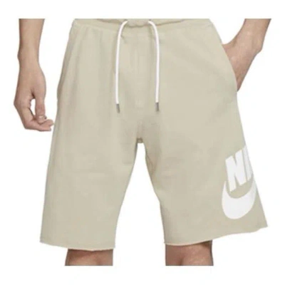 Nike Cotton Shorts 'beige' In Neutral