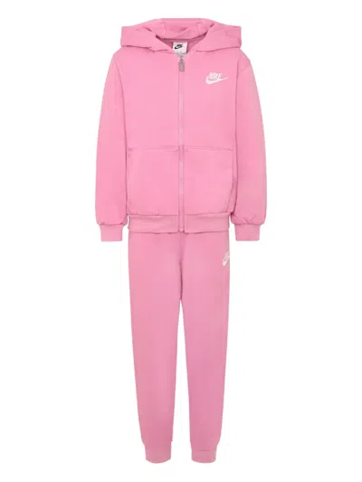 Nike Kids' Cotton Tracksuit Set In Pink