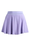 Nike Court Ace Advantage Dri-fit High Waist Tennis Skirt In Purple