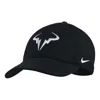 Nike Men's  Black Rafael Nadal Featherlight Club Performance Adjustable Hat In Black
