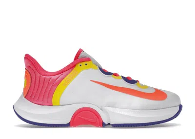 Pre-owned Nike Court Air Zoom Gp Turbo Naomi Osaka (women's) Sneakers In White/hyper Pink/opti Yellow
