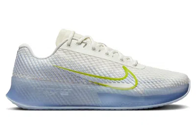 Pre-owned Nike Court Air Zoom Vapor 11 Hc Cactus (women's) Sneakers In Sail/cobalt Blue Bliss/bright Cactus