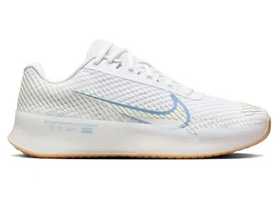 Pre-owned Nike Court Air Zoom Vapor 11 Hc Light Blue (women's) Sneakers In White/sail/gum Light Brown In Multi