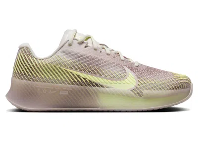 Pre-owned Nike Court Air Zoom Vapor 11 Premium Hc (women's) Sneakers In Phantom/platinum Violet/barely Volt