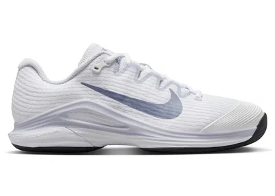 Pre-owned Nike Court Air Zoom Vapor 12 Hc (women's) Sneakers In White/ghost/world Indigo