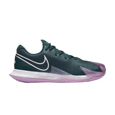Pre-owned Nike Court Air Zoom Vapor Cage 4 'dark Teal Pink' In Blue
