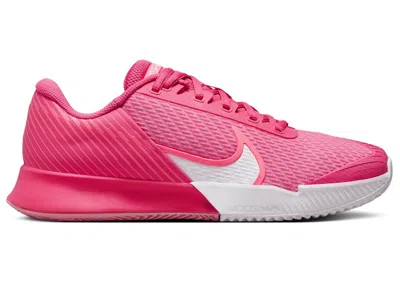 Pre-owned Nike Court Air Zoom Vapor Pro 2 Clay (women's) Sneakers In Aster Pink/hot Punch/white In Multi