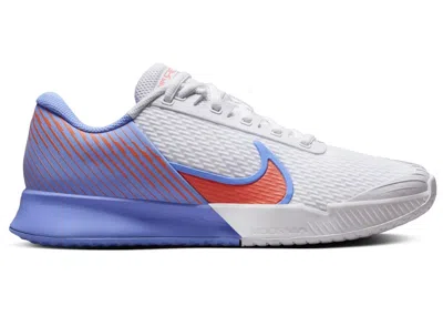 Pre-owned Nike Court Air Zoom Vapor Pro 2 Hc (women's) Sneakers In White/royal Pulse/light Wild Mango In Multi