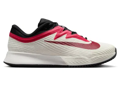 Pre-owned Nike Court Air Zoom Vapor Pro 3 Clay Rush Pink (women's) Sneakers In Pale Ivory/sail/team Red In Multi