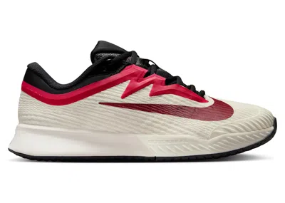 Pre-owned Nike Court Air Zoom Vapor Pro 3 Hc Rush Pink (women's) Sneakers In Pale Ivory/sail/team Red