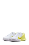 Nike Court Air Zoom Vapor Pro Tennis Shoe In White/ Luminous Green