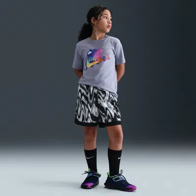 Nike Court Big Kids' Dri-fit 5" Basketball Shorts In Black