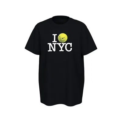 Nike Court Big Kids' T-shirt In Black