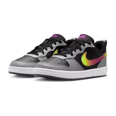 Nike Court Borough Low - Recraft Big Kid Unisex Sneakers In Black