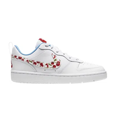 Pre-owned Nike Court Borough Low 2 Bg 'white Cherry' | Kid's Size 5