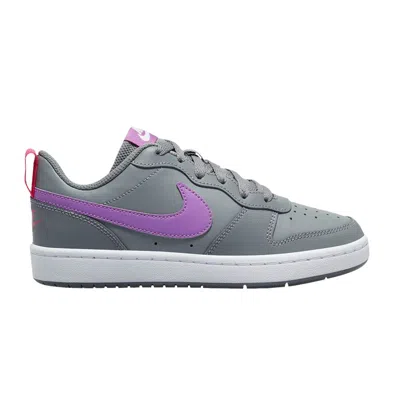 Pre-owned Nike Court Borough Low 2 Gs 'smoke Grey Purple Nebula' | Kid's Size 4