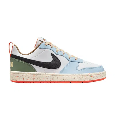 Pre-owned Nike Court Borough Low 2 Gs 'white Alabaster Speckled' | Kid's Size 6.5