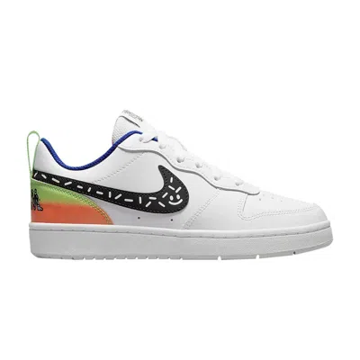 Pre-owned Nike Court Borough Low 2 Gs 'white Black Photon Dust' | Kid's Size 7