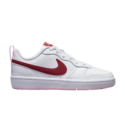 Pre-owned Nike Court Borough Low 2 Gs 'white Dark Beetroot' | Kid's Size 6
