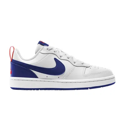 Pre-owned Nike Court Borough Low 2 Gs 'white Deep Royal' | Kid's Size 7
