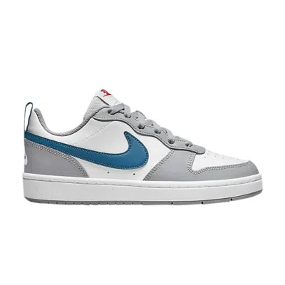 Pre-owned Nike Court Borough Low 2 Gs 'white Light Smoke Grey Marina' | Kid's Size 4