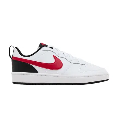 Pre-owned Nike Court Borough Low 2 Gs 'white University Red' | Kid's Size 5.5