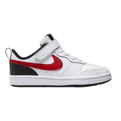 Pre-owned Nike Court Borough Low 2 Ps 'white Black Red' | Kid's Size 12