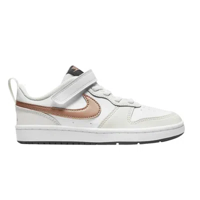 Pre-owned Nike Court Borough Low 2 Ps 'white Metallic Red Bronze' | Kid's Size 11