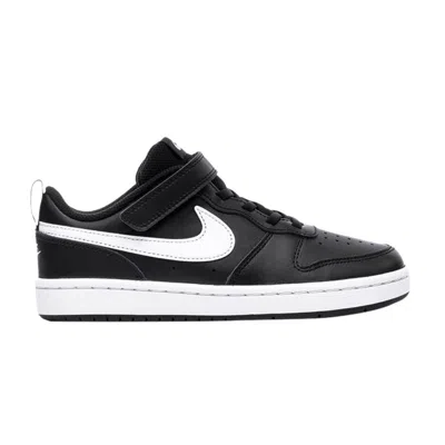 Pre-owned Nike Court Borough Low 2 Psv 'black White' | Kid's Size 11