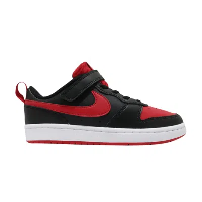 Pre-owned Nike Court Borough Low 2 Psv 'bred' | Kid's Size 2.5