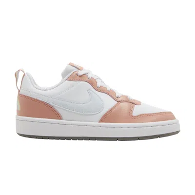 Pre-owned Nike Court Borough Low 2 Se Gs 'white Light Madder Root' | Kid's Size 5