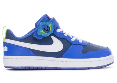 Pre-owned Nike Court Borough Low 2 Se Lil Fruits Sneakers In Berry Fun/mystic Navy Blue/white