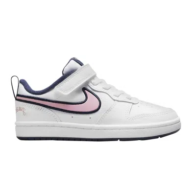Pre-owned Nike Court Borough Low 2 Se Ps 'white Pink Glaze' | Kid's Size 10.5
