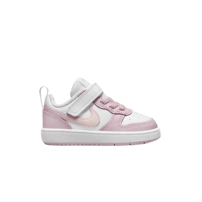 Pre-owned Nike Court Borough Low 2 Se Td 'white Pink Foam' | Infant Size 9